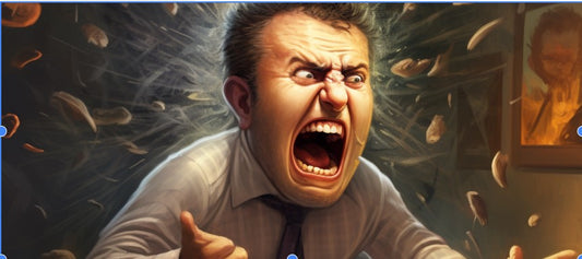 picture of a man screaming blog about the cursing christian