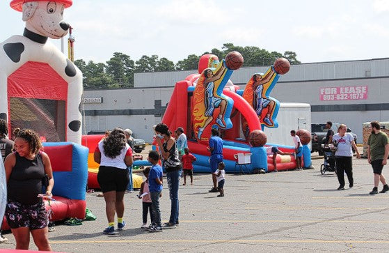 picture of the games that were brought in for Youth Event